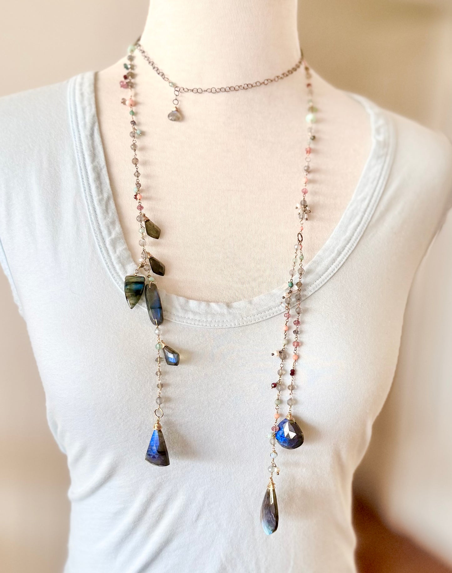 Labradorite Caprice Convertible Necklace