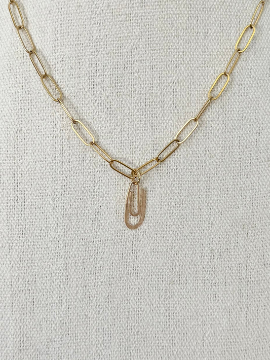 Luxe 14k Goldfill Paperclip Necklace