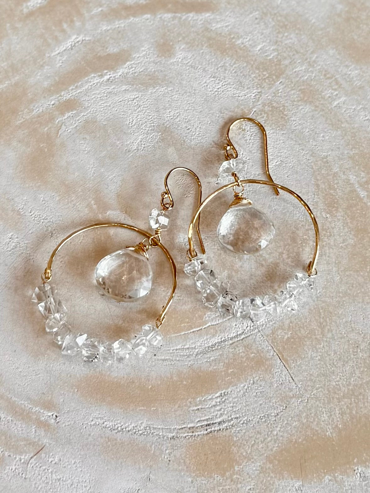 Twinkle Twinkle Hoops in Gold