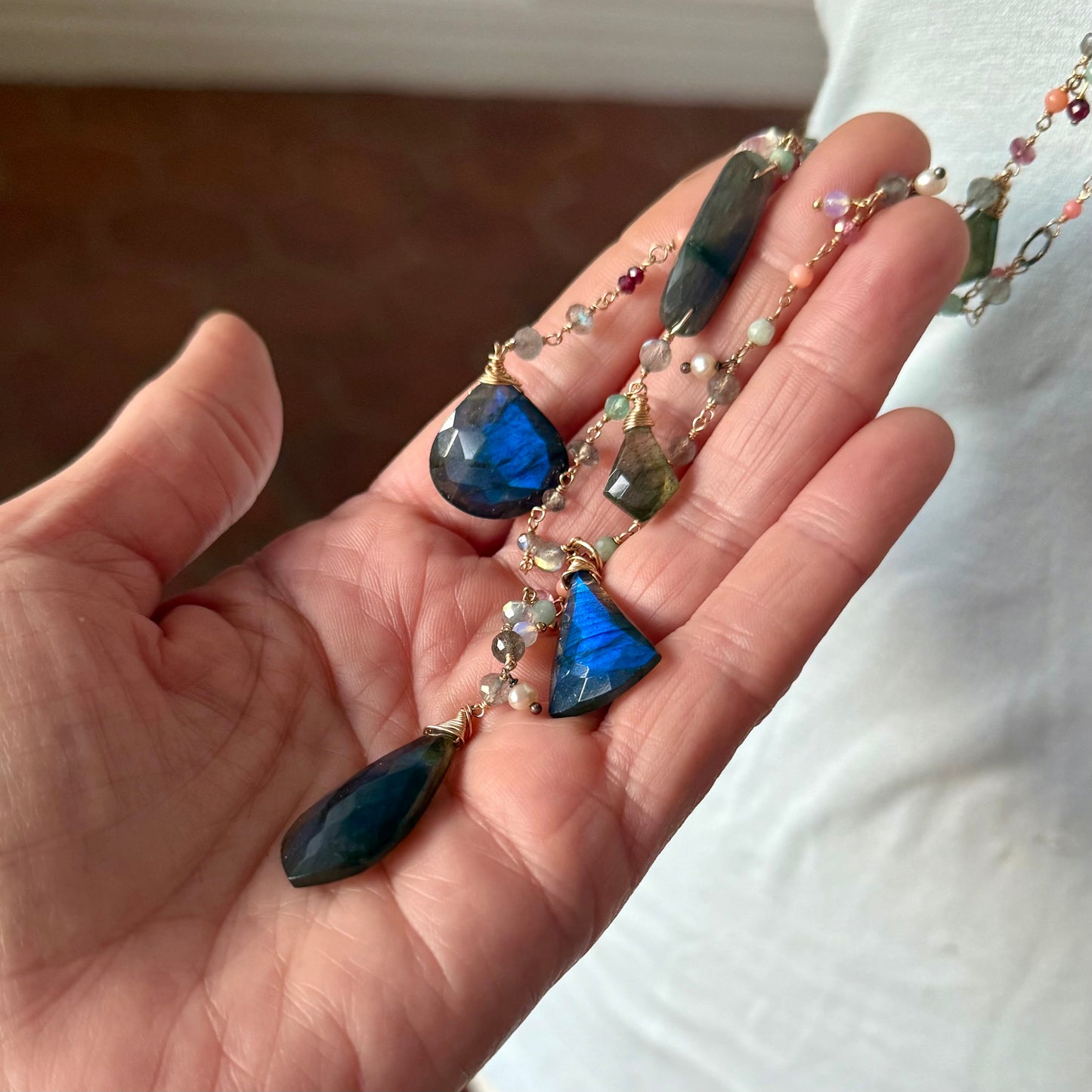 Labradorite Caprice Convertible Necklace