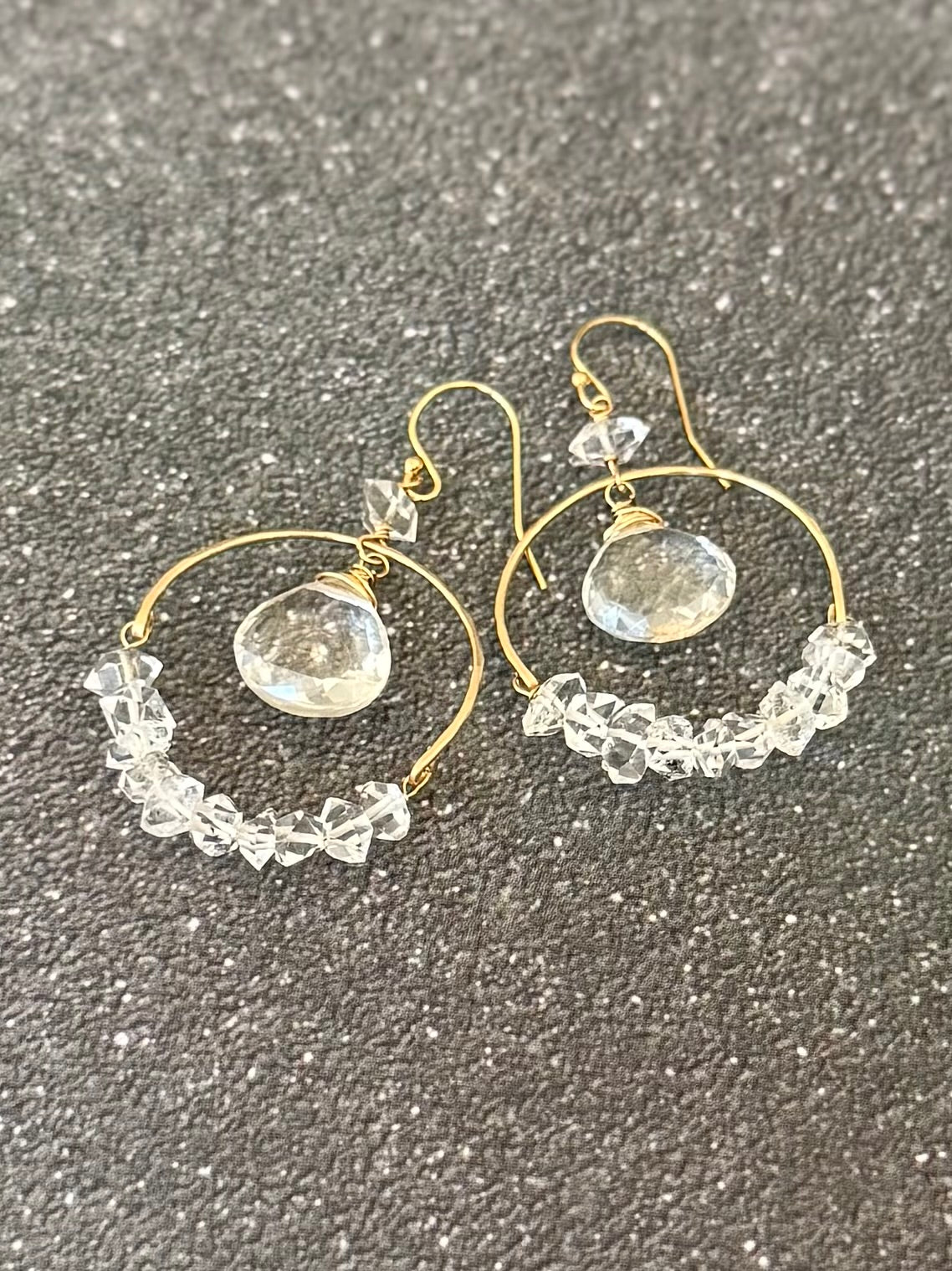 Twinkle Twinkle Hoops in Gold