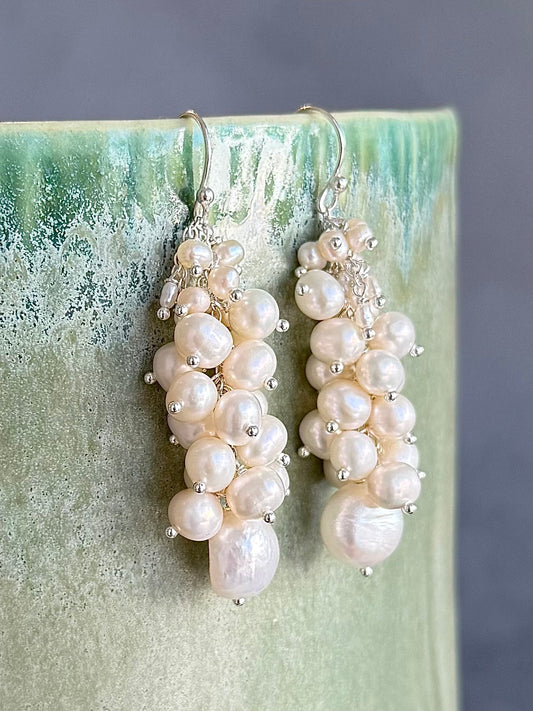 Pearl Cascade Earrings