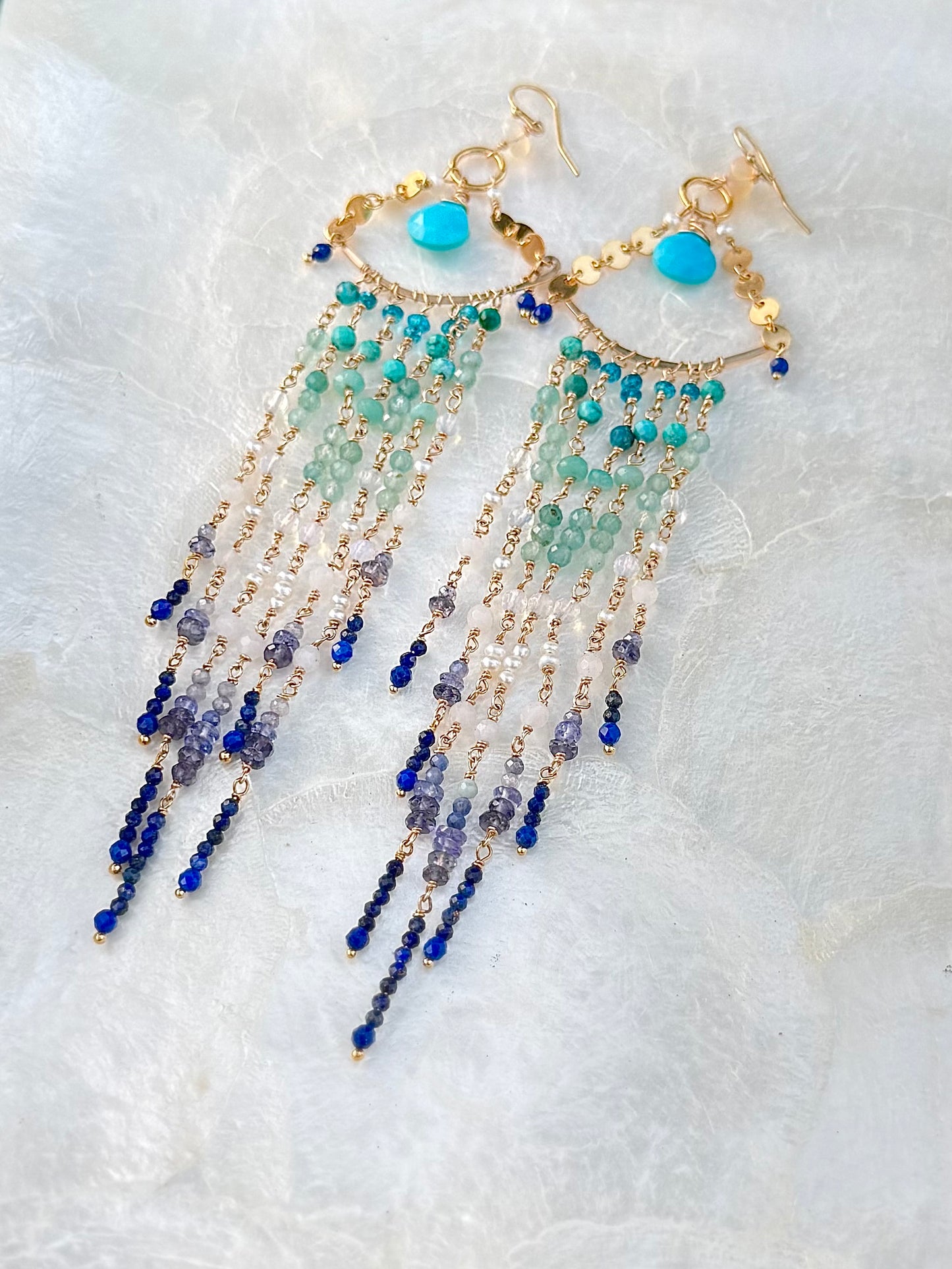 Luxe Raincloud Duster Chandeliers