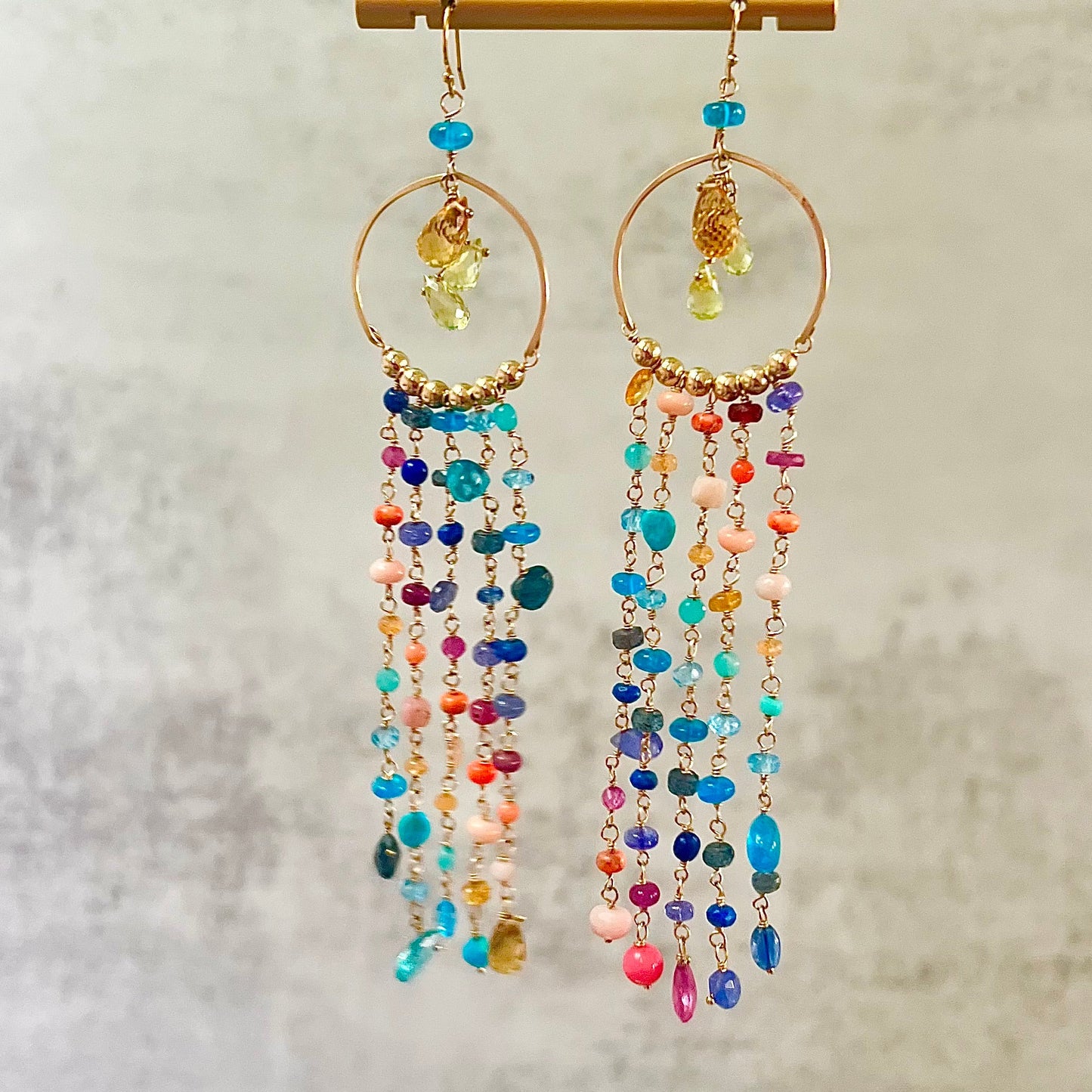 Key West Sunset Duster Chandelier Earrings