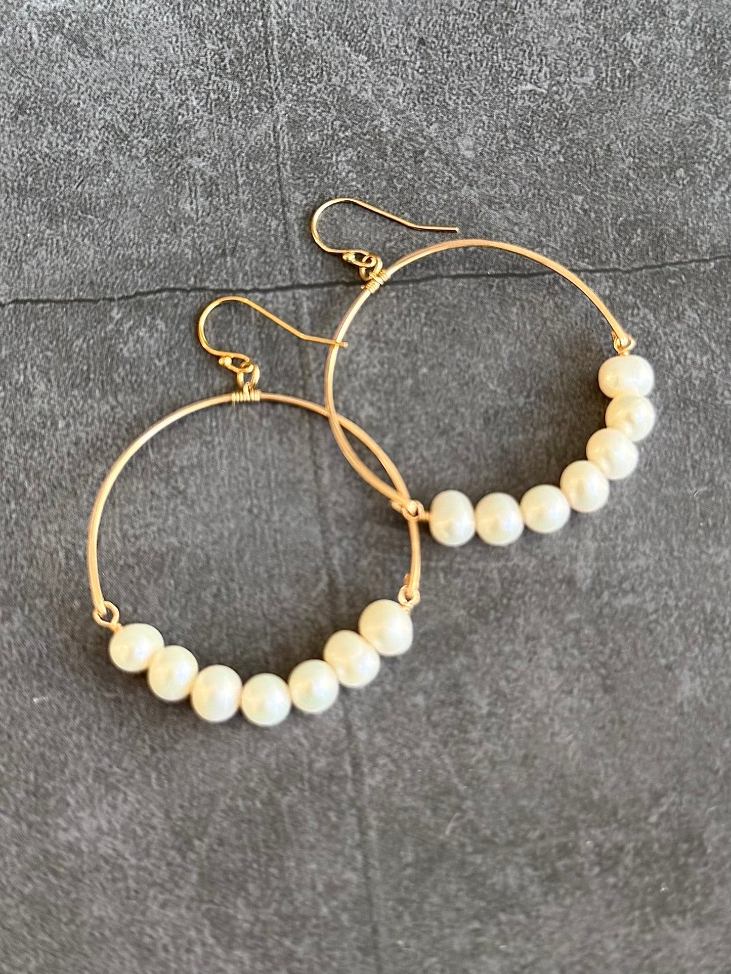 Pearl Hoops