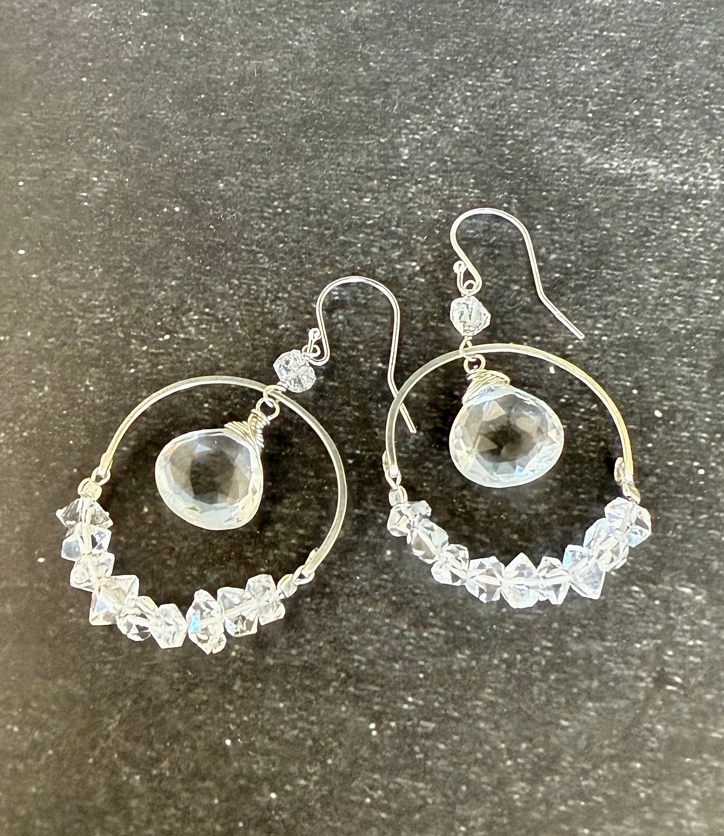 Twinkle Twinkle Hoops in Sterling Silver