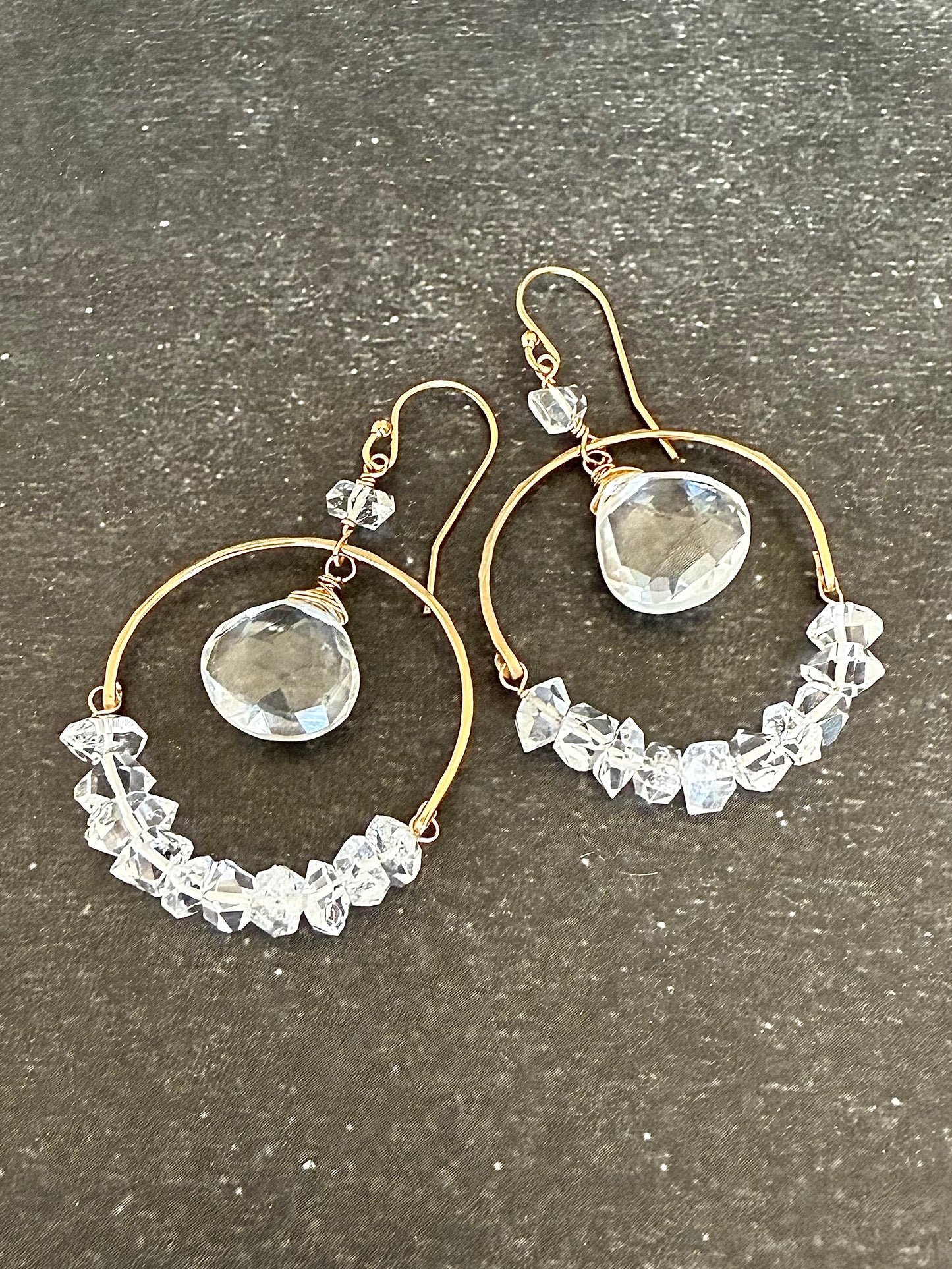 Twinkle Twinkle Hoops in Gold