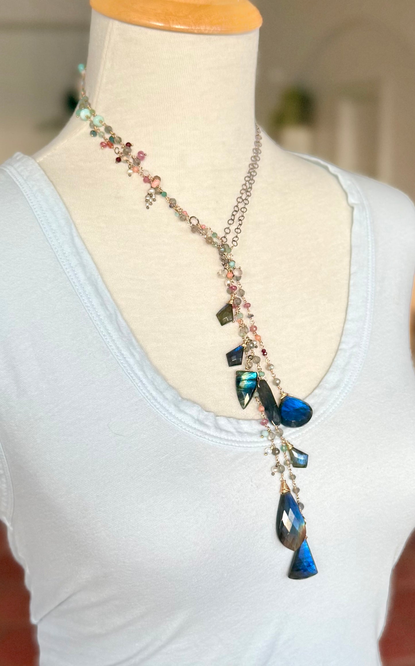 Labradorite Caprice Convertible Necklace