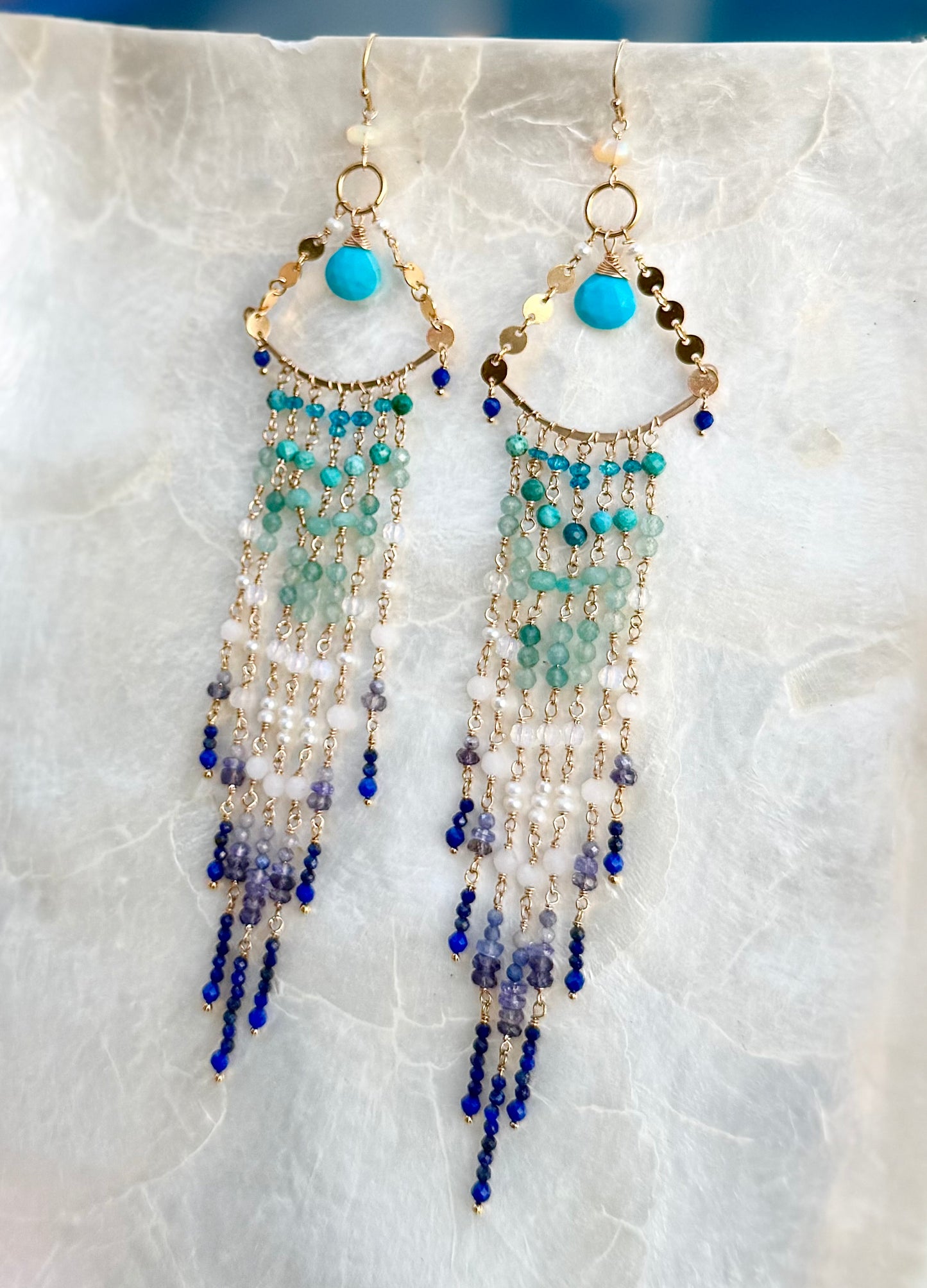 Luxe Raincloud Duster Chandeliers