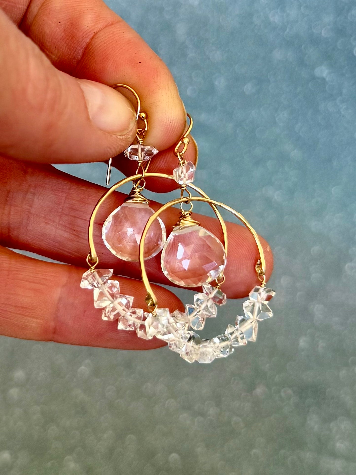 Twinkle Twinkle Hoops in Gold