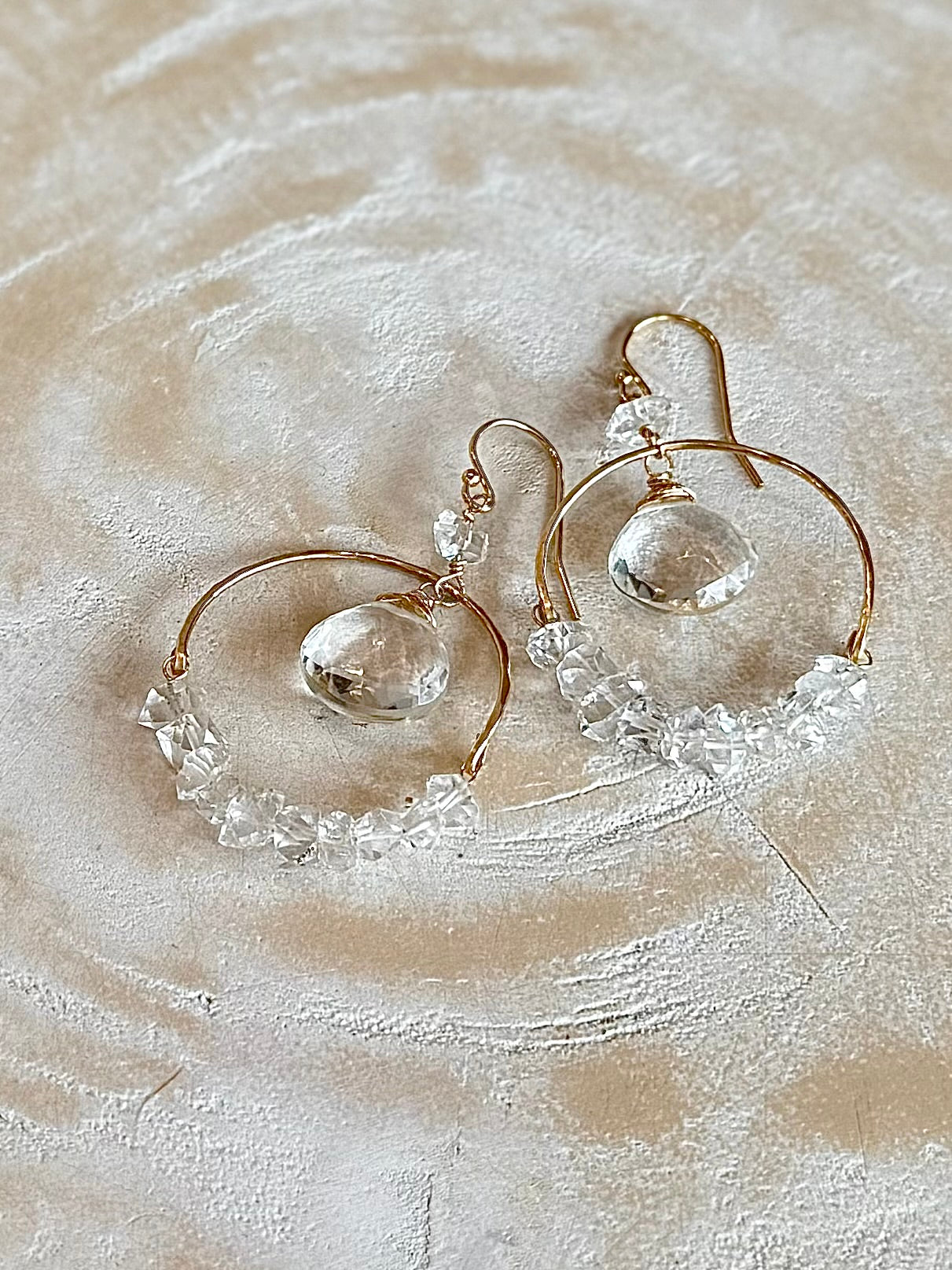 Twinkle Twinkle Hoops in Gold