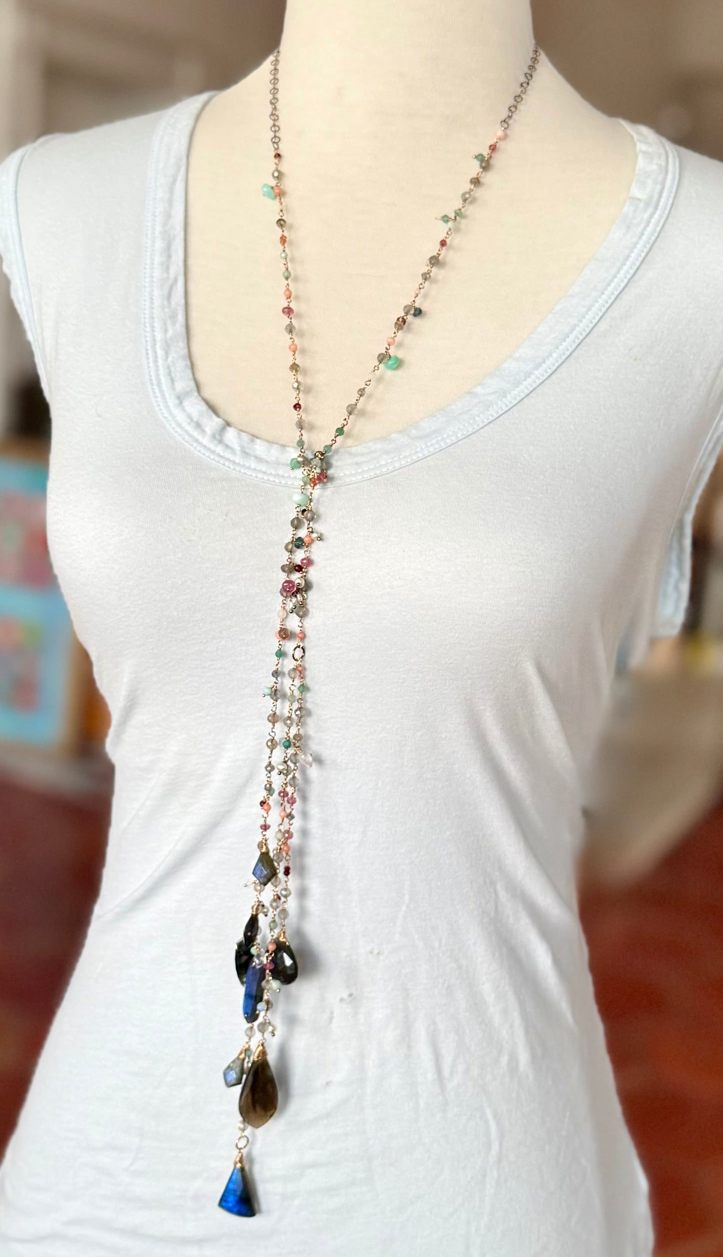 Labradorite Caprice Convertible Necklace